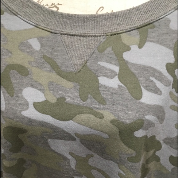 Woman Within Camo FLEECE SWEATSHIRT - Picture 5 of 8